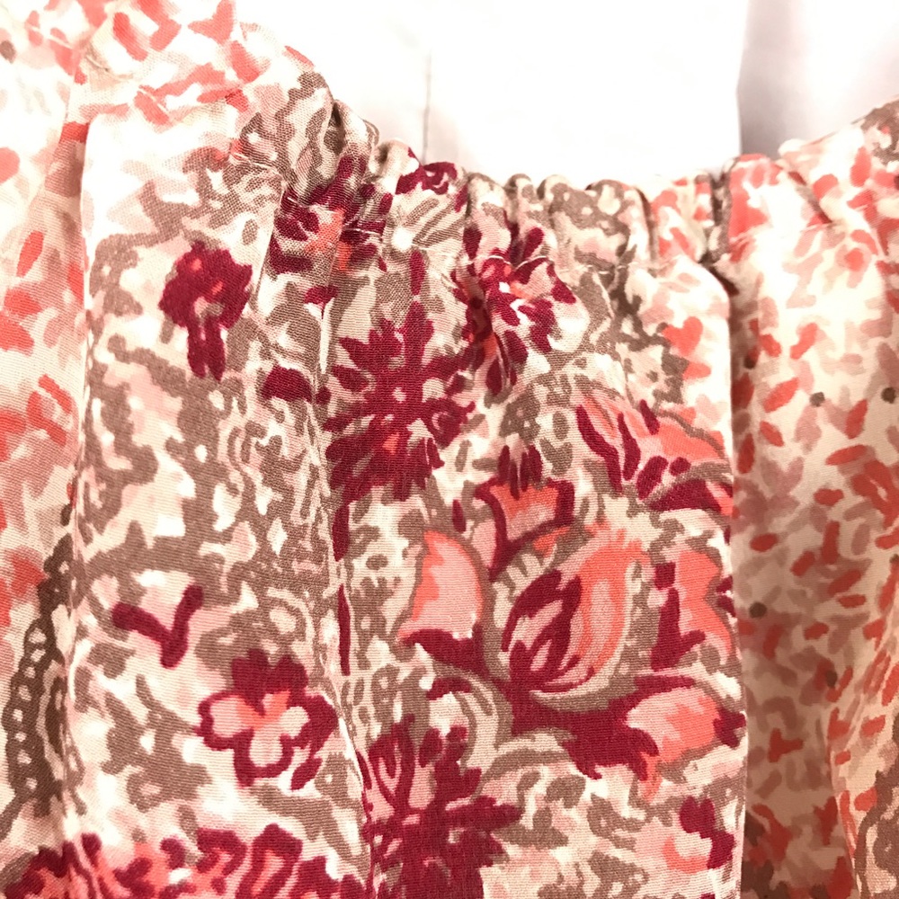 Madewell Silk Cold Shoulder Dress In Paisley M & L - Picture 7 of 7